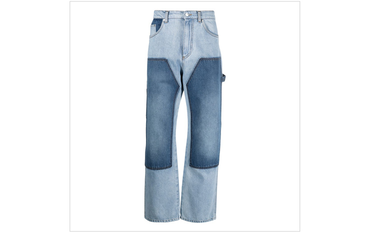MSGM & 패널 스트레이트 진, $456 USD