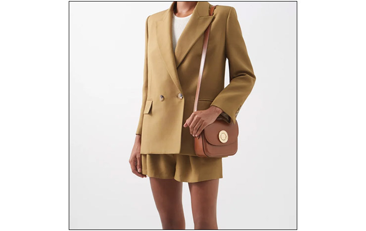 버버리 & 노트 스몰 가죽 크로스 백, $1,899 USD