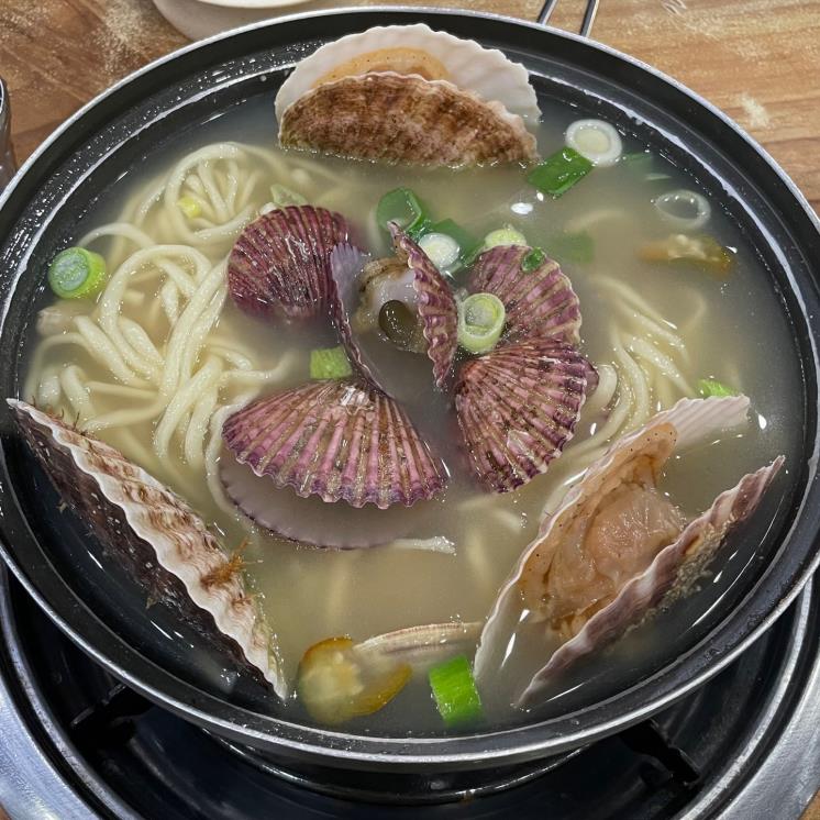 가리비칼국수