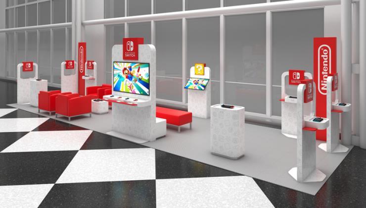 Nintendo game lounge