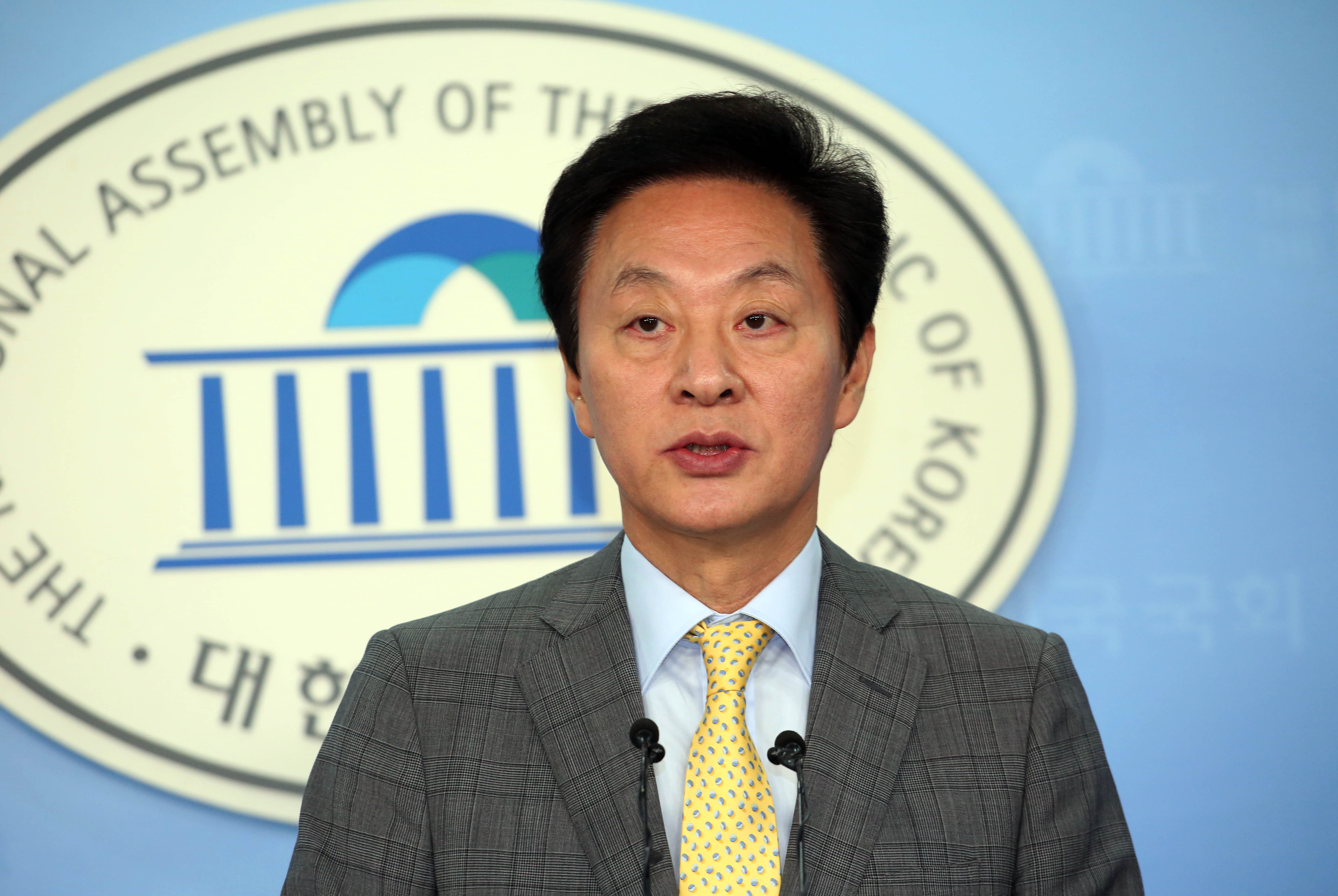 2015년 고 정두언 전 의원 생전 모습.