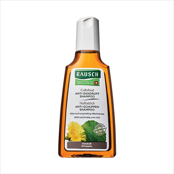 관동잎 추출물을 함유해 각질 분비를 억제한다. 안티-댄드러프 샴푸 200mL/2만5000원 라우쉬.
