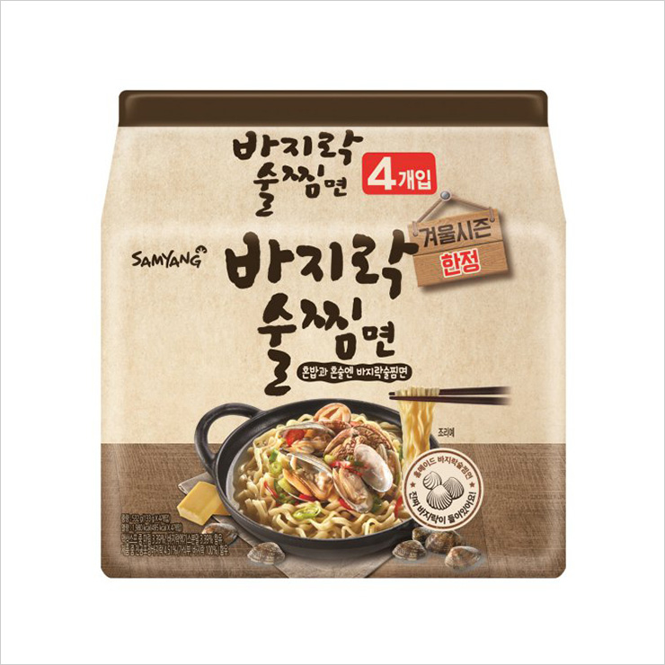 삼양식품 바지락 술찜면