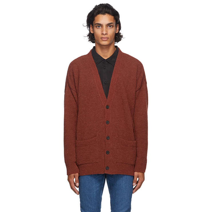 Red Alpaca Cardigan | $315 USD