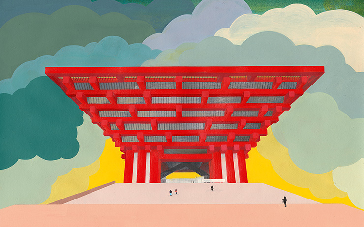China Pavilion at Expo 2010.