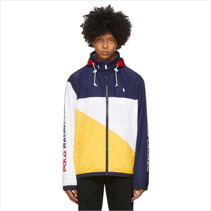 폴로 랄프로렌 멀티컬러 풀집 재킷, $305 USD