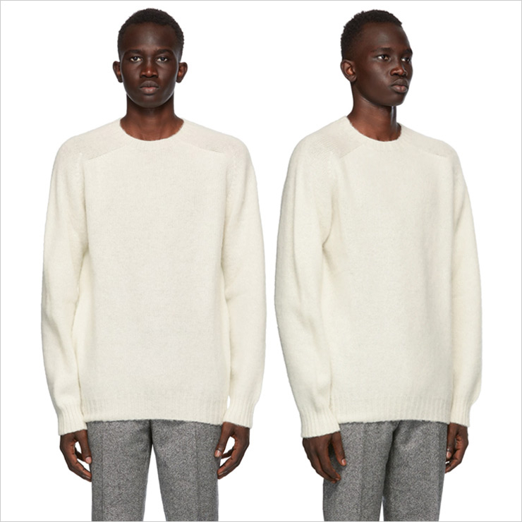 White Shaggy Sweater, $270 USD
