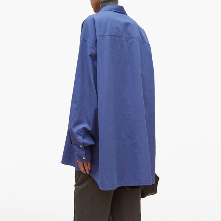 더로우 지안루카 오버사이즈 포플린 셔츠, $1,310 USD