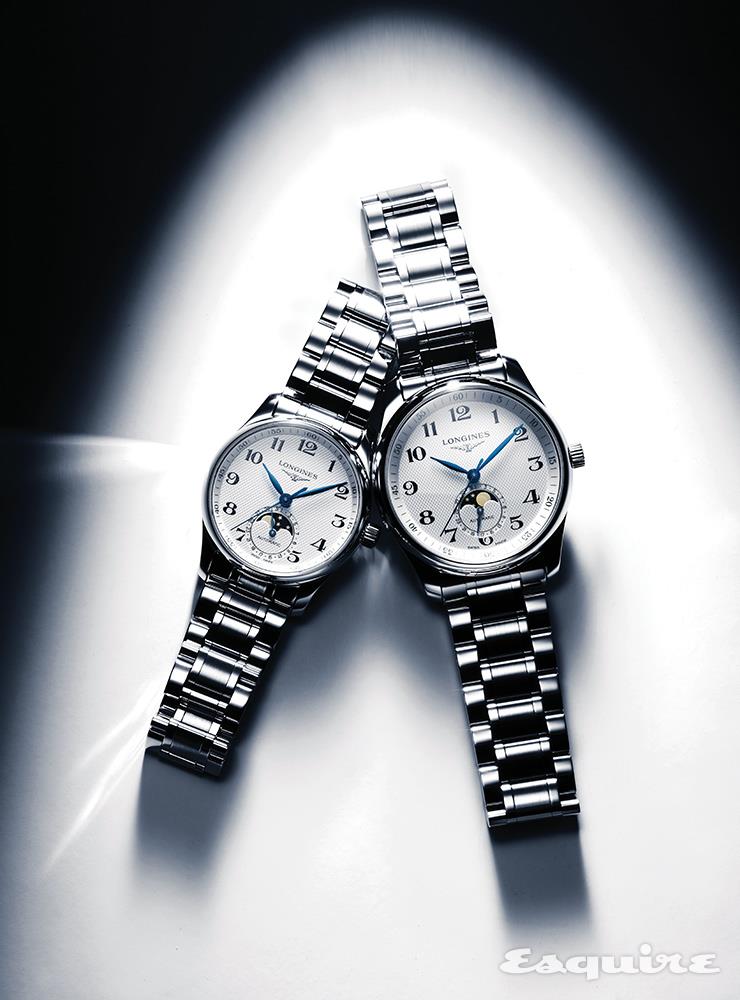 34mm 케이스 마스터 컬렉션, 40mm 케이스 마스터 컬렉션 각각 310만원 론진.