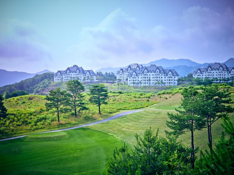 소노펠리체 빌리지 비발디파크에서 보이는 전경.