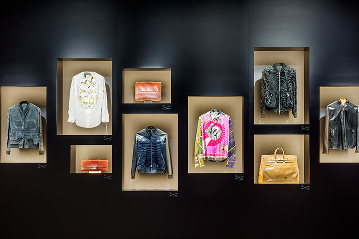 과거 에르메스 제품을 전시한 부스. 빈티지 가방의 가죽은 몇십 년이 지났음에도 여전히 짱짱해 보였다.