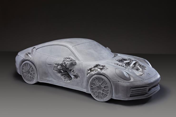 Daniel Arsham_Porsche 911