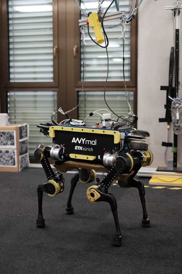 ETH 대학을 브랜드라고 하긴 좀 그렇지만 스위스에는 좋은 대학이 많다. 취리히의 ETH는 그중에서도 가장 훌륭한 공과대학으로 꼽힌다. 알베르트 아인슈타인이 여기 출신이다. 지금 이들은 드론과 4족 보행 로봇을 함께 운용하는 연구실을 차리고 있다. 둘이 함께 지형 정보를 탐색한다.