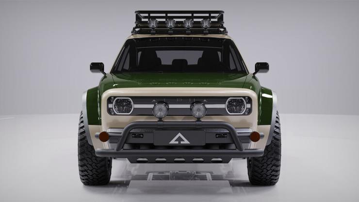 알파 모터의 클래식한 오프로드카 '알파 잭스 일렉트릭 CUV'