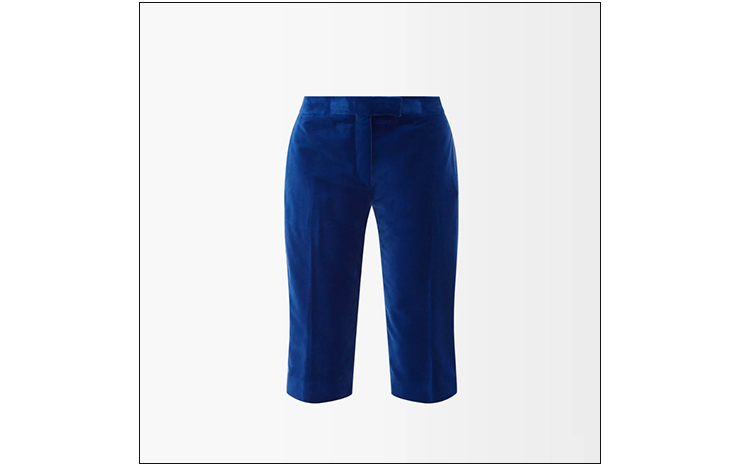 톰 포드 & 새틴 앤 코튼 벨벳 수트 쇼츠, $1,206 USD