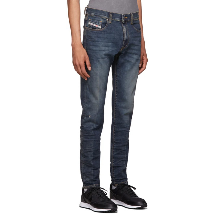 Blue D-Strukt Jeans, $395 USD.