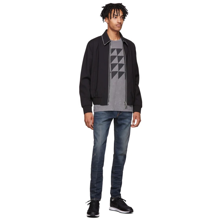 Blue D-Strukt Jeans, $395 USD.