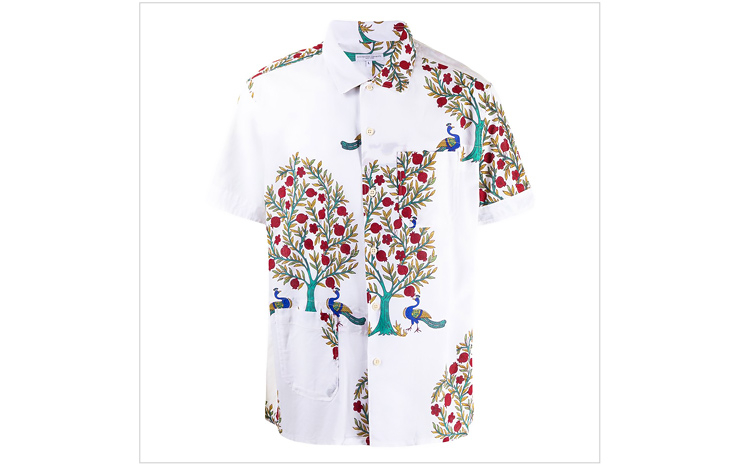 엔지니어드 가먼츠 & 피콕 프린트 셔츠, $375 USD.