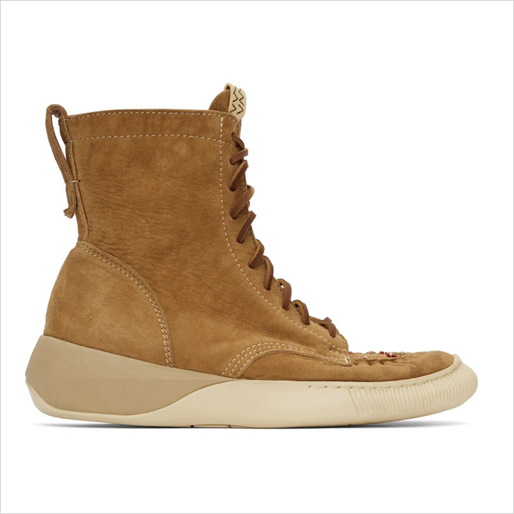 Tan Nabi Moc Hi-Folk Sneakers, $1,080 USD