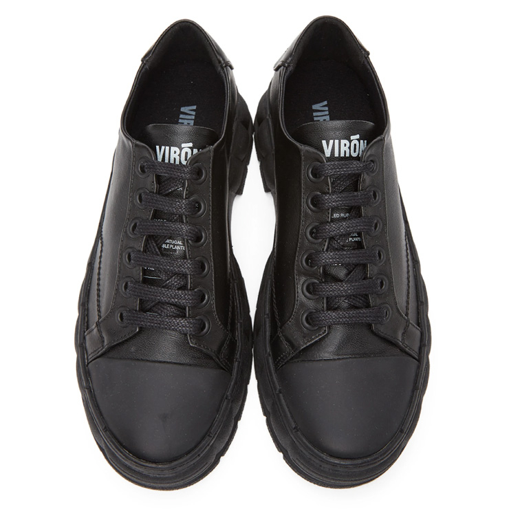 Black Corn Leather 1968 Sneakers | $225 USD