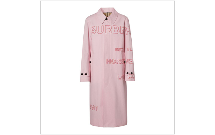 버버리 호스페리 프린트 카 코트, $2,550 USD