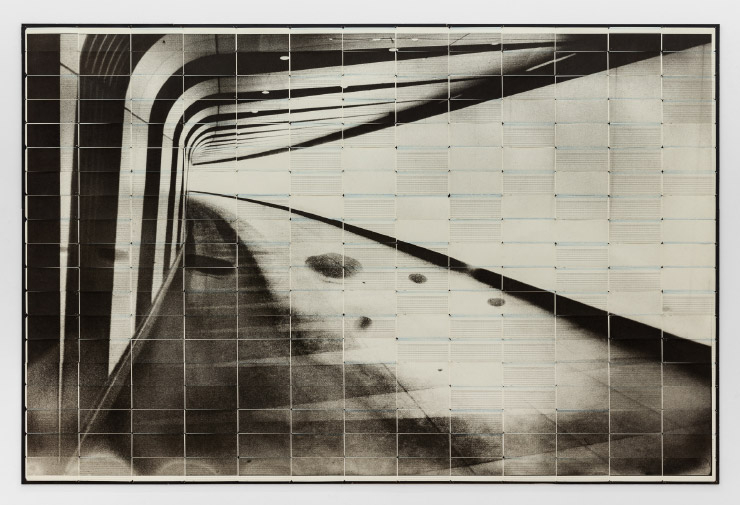 Antony Cairns, ‘LDN4_19’ from <IBM Computer Listing Paper Computer Punch Card Artworks>, 2018.