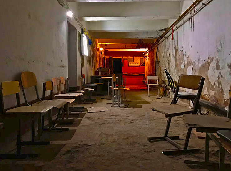 므콜라이우에 있는 한 방공호. &copy; BENJAMIN BUSCH