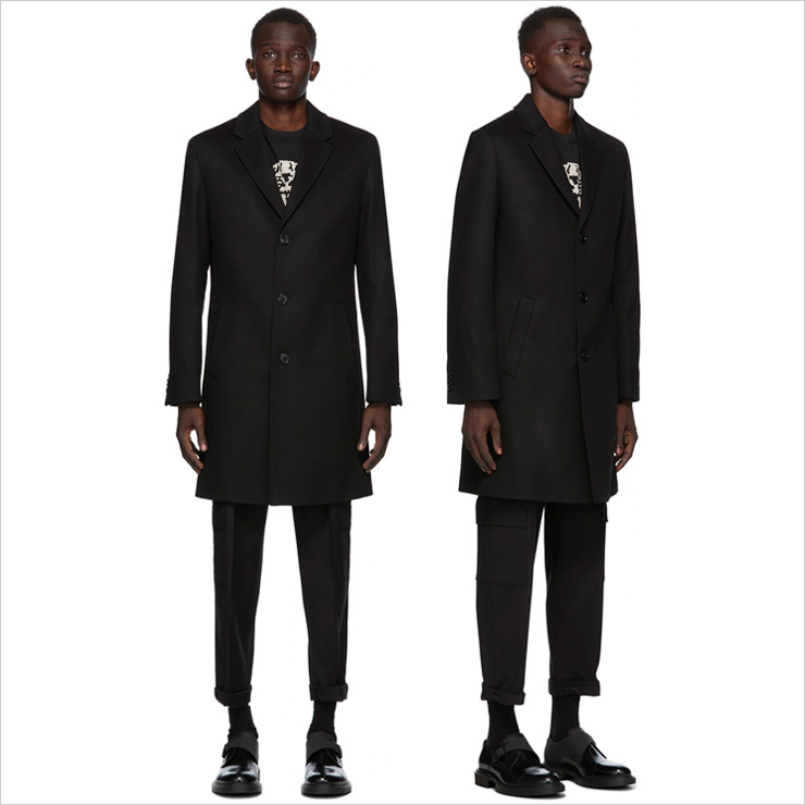 Black Malte Coat, $605 USD