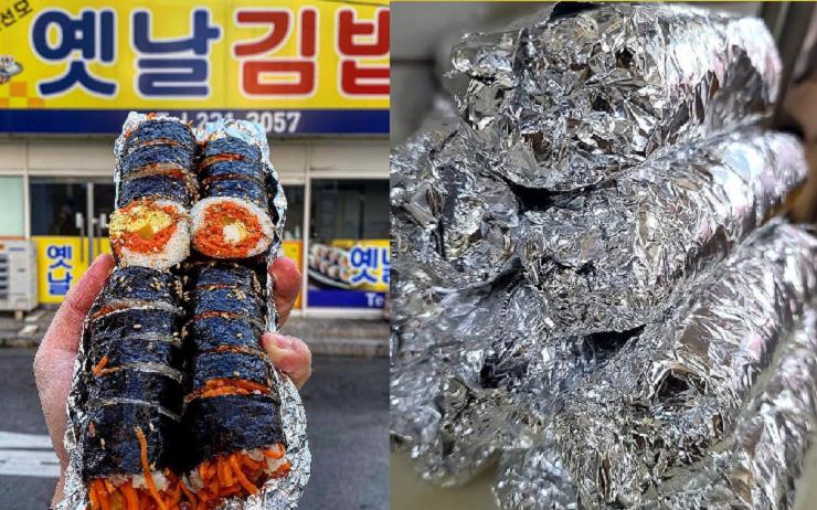 좌: 오선모 옛날김밥 @hamstar_food / 우: 나루터김밥 @naruter031