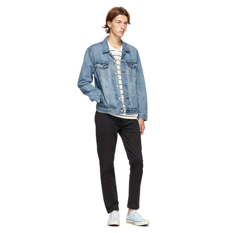 Blue Denim Trucker Jacket, $125 USD