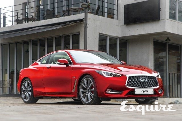 INFINITI Q60 RED SPORT 400엔진 2997cc, V6 트윈 터보 | 최고 출력 405마력 | 최대 토크 48.4kg·m | 변속기 자동 7단 | 구동 방식 RWD | 복합 연비 9.6km/L | 크기 4685×1850×1385mm | 가격 6970만원