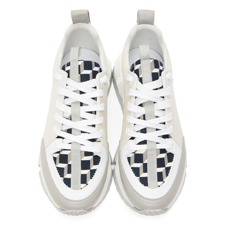 White & Black Street Life Low-Top Sneakers, $625 USD.