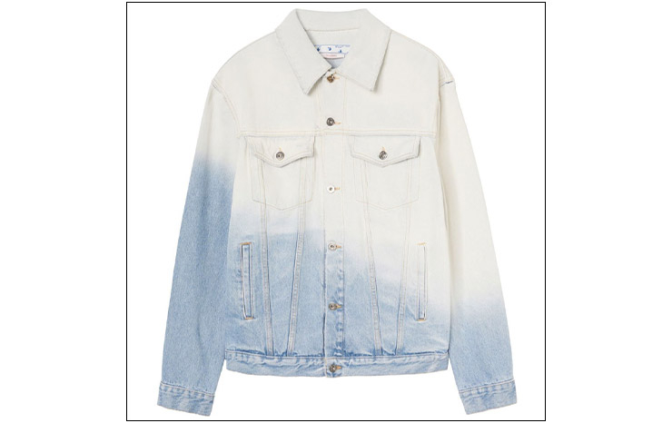 오프화이트 & 투톤 데님 재킷, $990 USD