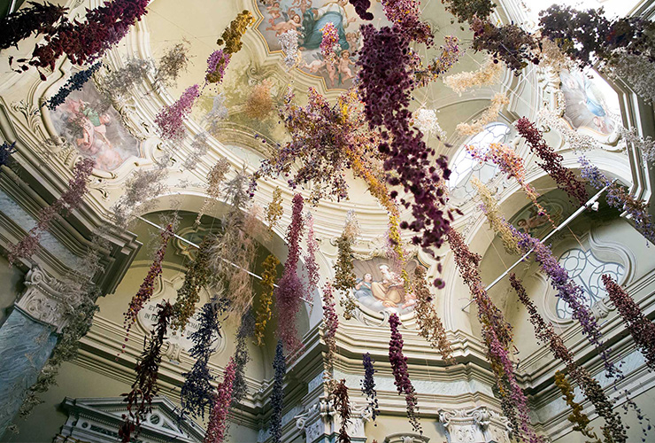 Florilegium(Chiesa di San Tiburzio, Parma, Italy), 2020, Rebecca Louise Law