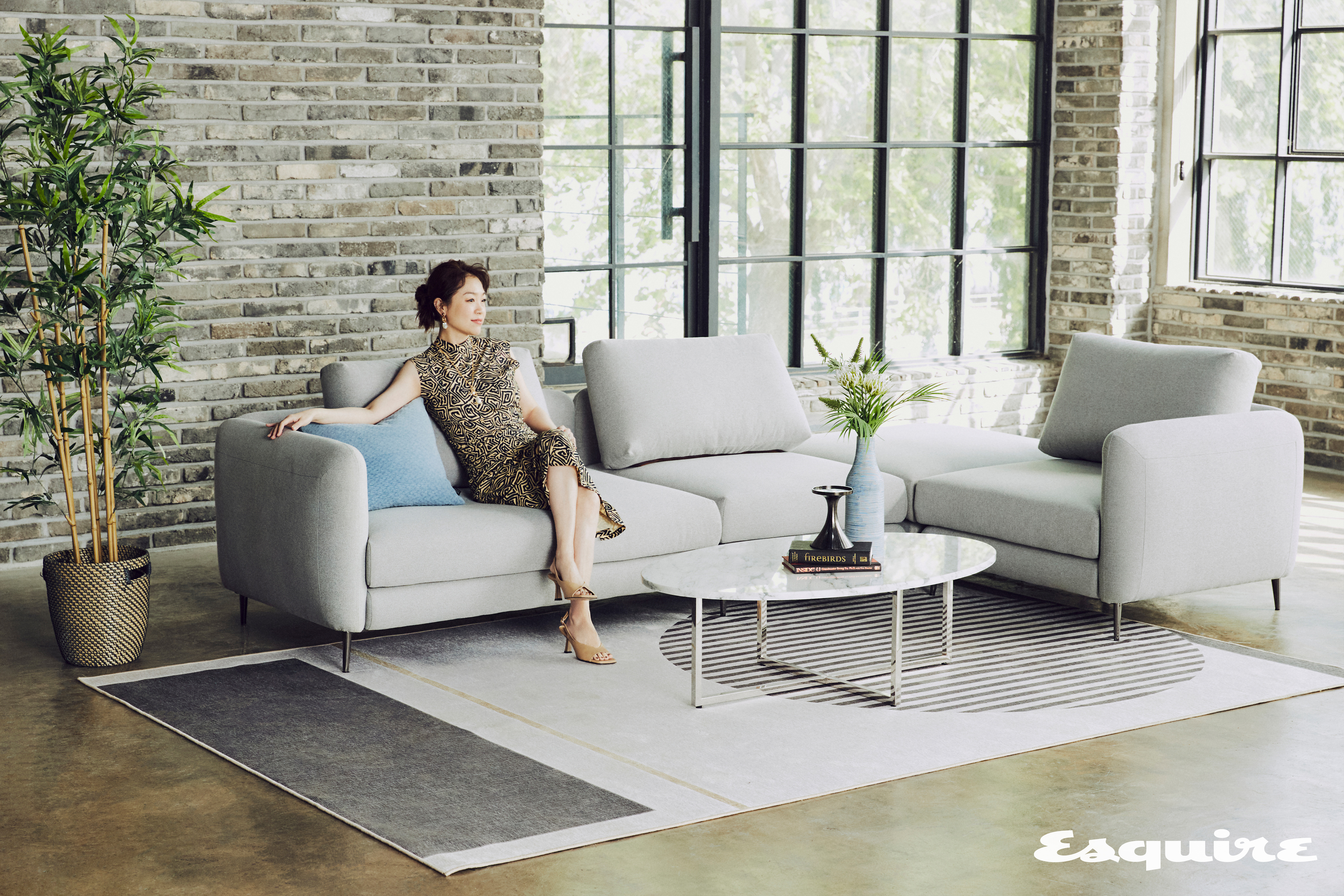 하모니 모듈 4인 데이위브 패브릭 소파, 가격은 2백만원대, 자코모.