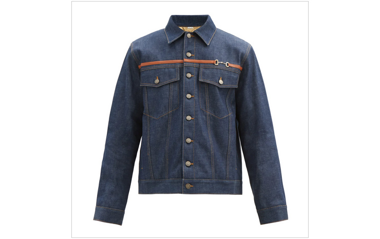 구찌 & 홀스빗 데님 재킷, $2,419 USD