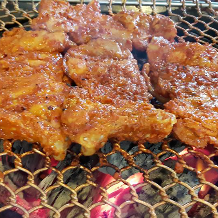 토담 숯불 닭갈비