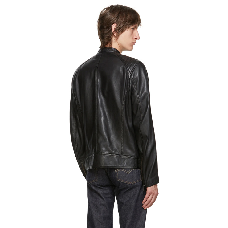 Black V Racer 2.0 Jacket, $870 USD