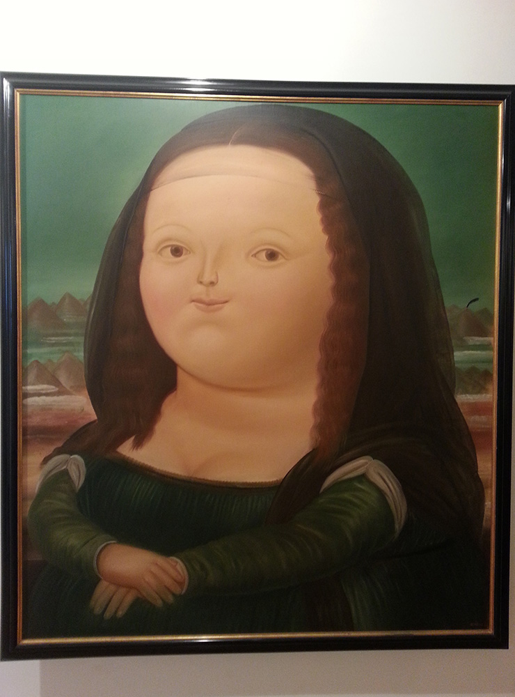 사진 출처 본인 ⓒ페르난도 보테로(Fernando Botero), 모나리자 <Monalisa>, 보테로 뮤지엄, 보고타(Museo Botero, Bogotá)