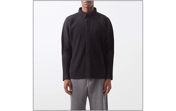 옴므 플리세 이세이 미야케 & 테크니컬 플리츠 셔츠, $462 USD