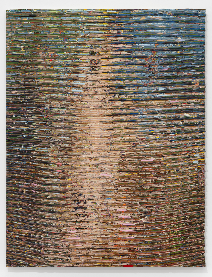 ‘Diana I(Renoir)’, 2023, latex paint on panel, 132.1 x 101.6cm.