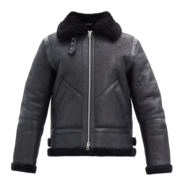 Ian leather and shearling jacket, $2,155 USD