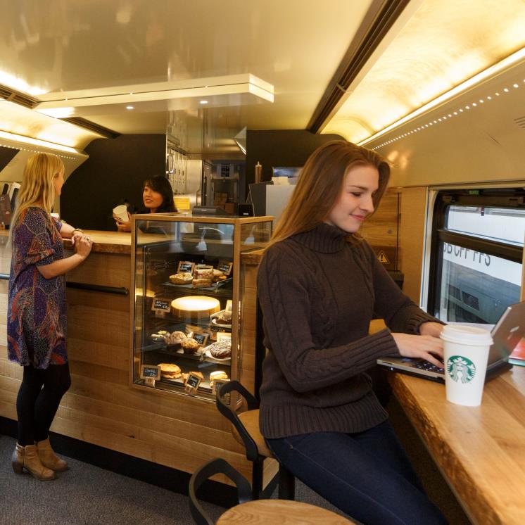 SBB train to St. Gallen Switzerland ⓒstories.starbucks.com