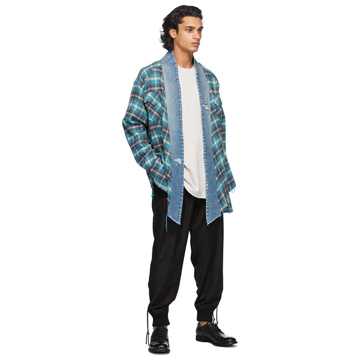 Black Tux Stacked Lounge Trousers, $1000 USD.