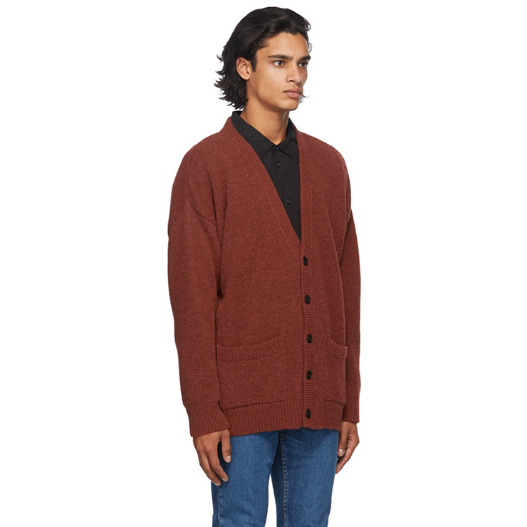 Red Alpaca Cardigan | $315 USD