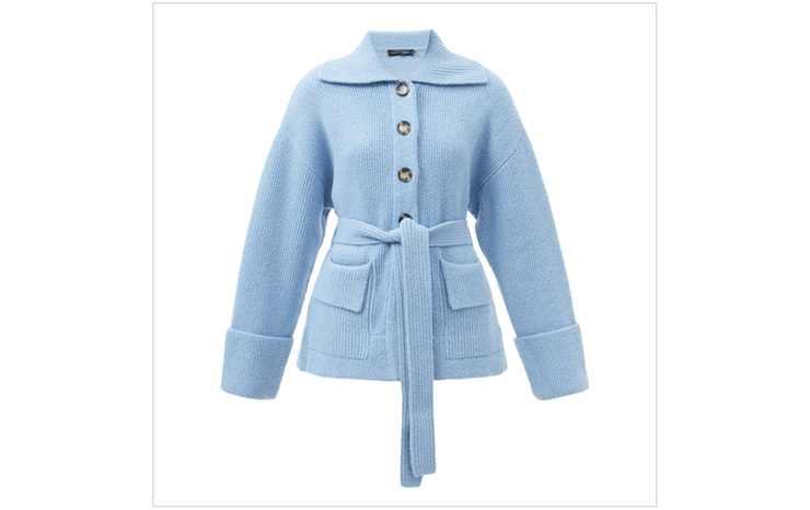 프로엔자 스쿨러 & 벨트 울 블렌드 가디건, $1,498 USD