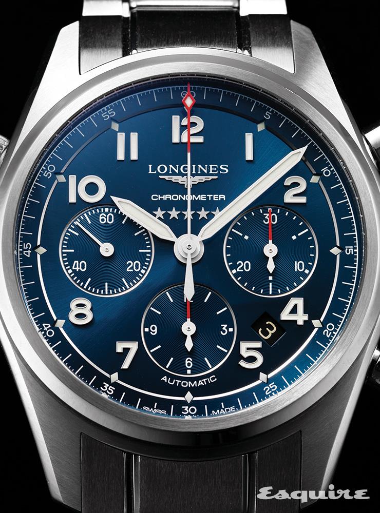42mm 스틸 케이스, 오토매틱 무브먼트 410만원 론진.
