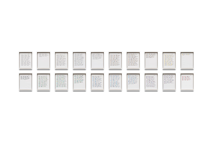 박미나, ‘색상의 명칭들’ 2023.