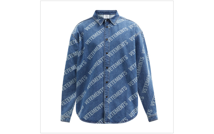 베트멍 & 로고 프린트 데님 셔츠, $1,332 USD