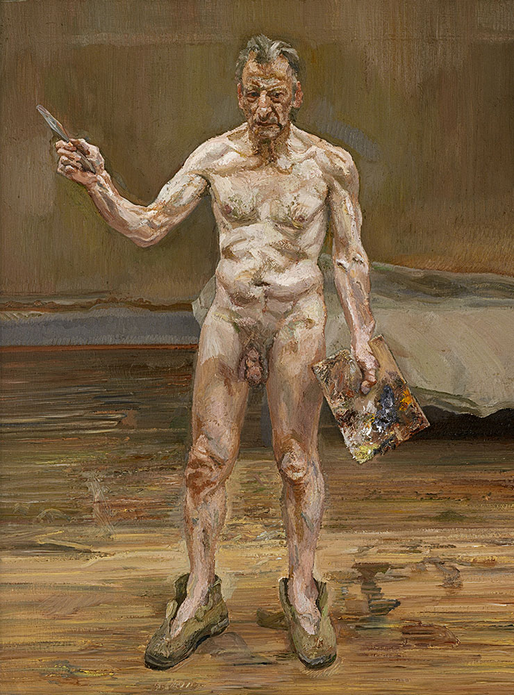  <Painter Working, Reflection>(1993), Oil on canvas, 1016x768mm. Private Collection